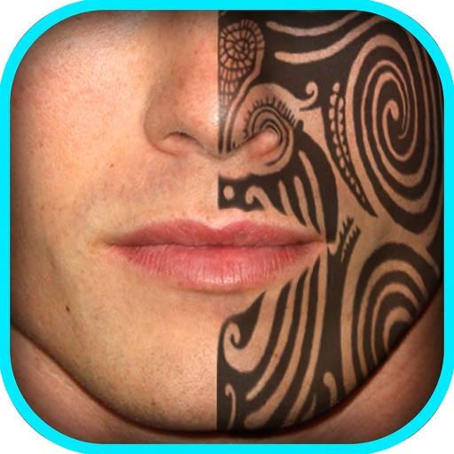 Face Tattoo Studio Photo Editor – Cool Stickers and Virtual Body Art Montage Maker icon