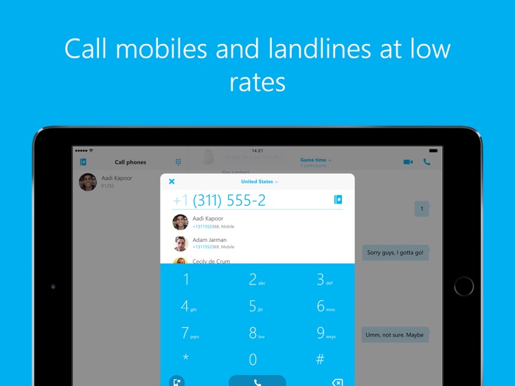 Skype for iPad screenshot-4