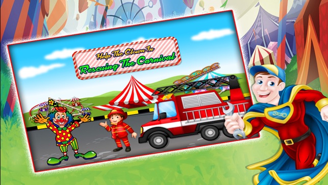 Circus Carnival Hero Rescue game - Call 911 and rebuild the (圖5)-速報App