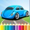 Classic car coloring book for kids