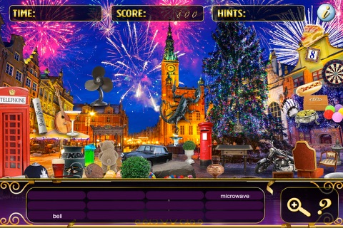 Happy New Year Countdown - Hidden Object Spot and Find Objects Differences Winter Game screenshot 4