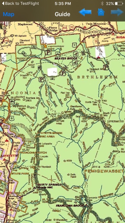 White Mountain National Forest - GPS Map Navigator