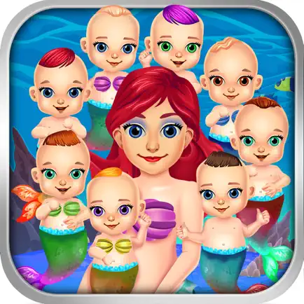 Mommy's Octuplets Newborn Babies - My Mermaid Baby Salon Doctor Game! Cheats