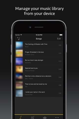 Free Music Player & Manager & Synchronizer - Syncing music without USB cord screenshot 2