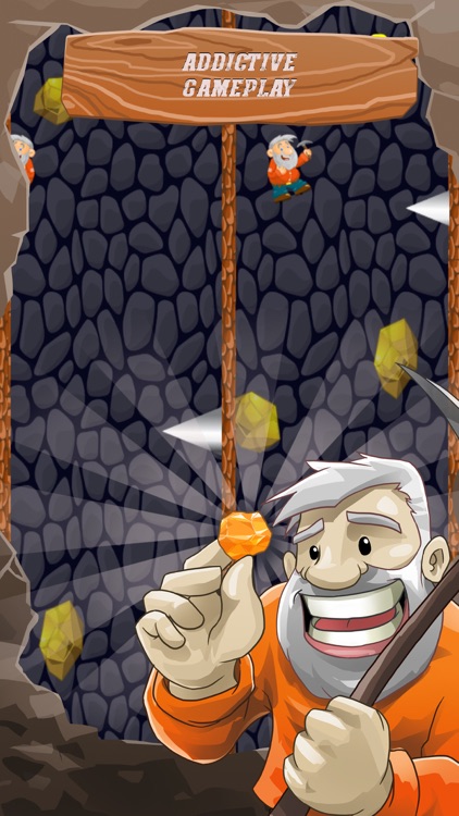 Gold Miner Pitfall Jump: Keep On The Rail Pro