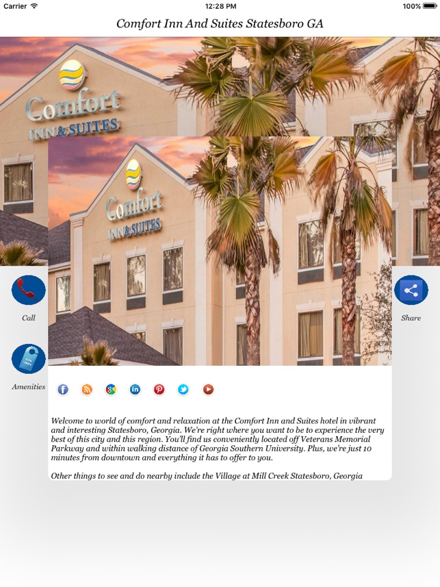 Comfort Inn And Suites Statesboro Ga On The App Store