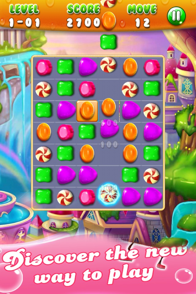 Happy Candy Jem - Pop Match 3 screenshot 2