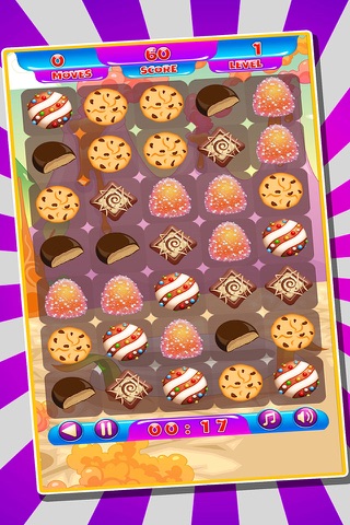Cookie Crush Match 3 Games For Kids Free screenshot 2