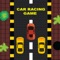 Car racing game is a 2D car racing game where you get to see the Top view of the roads and cars and objective of the game is to avoid the traffic and move ahead
