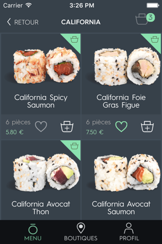 Côté Sushi France screenshot 2