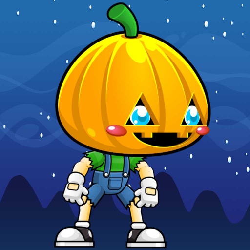 Halloween Pumpkin Runner Icon