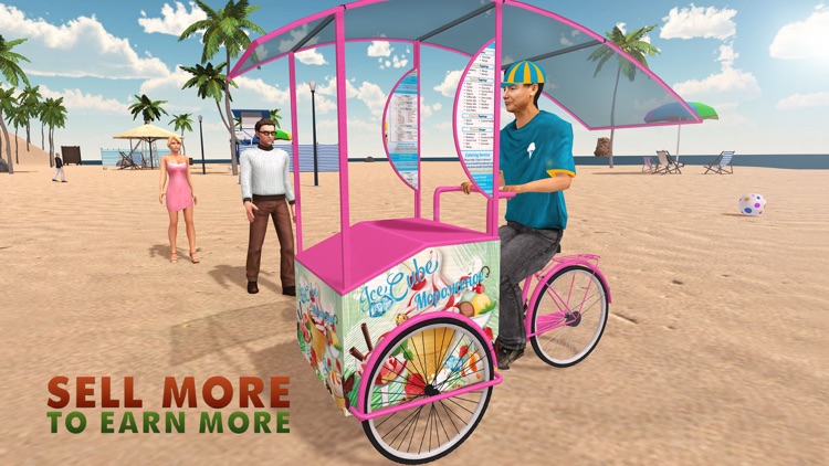 Ice Cream Beach Man 3D – Frozen Dessert Delivery Simulation