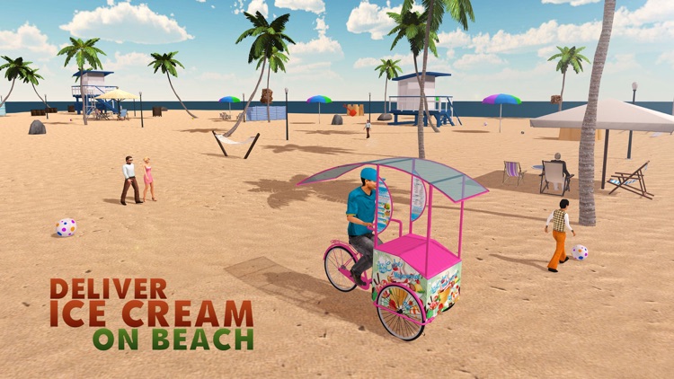 Ice Cream Beach Man 3D – Frozen Dessert Delivery Simulation