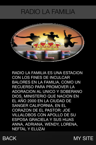 RADIO LA FAMILIA screenshot 3