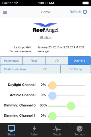 Reef Angel UApp screenshot 2