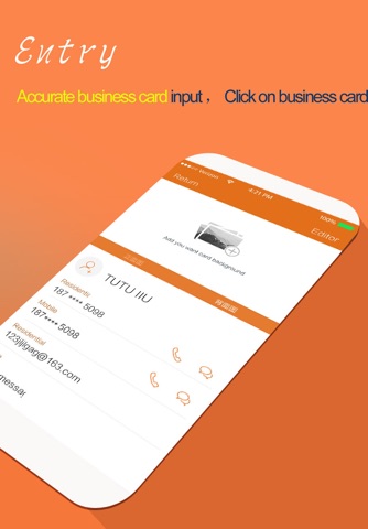 Business card scanner--Wecard screenshot 3