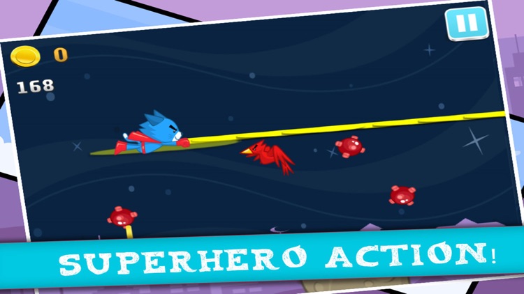 Superhero Cat Paw Battle vs Alien Attack Patrol Game Free screenshot-3