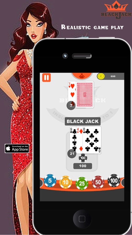 Blackjack : Blackjack Free, Blackjack 21 pro screenshot-3