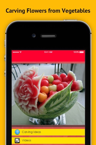 100 + Carving Ideas - Tips for Carving Flowers from Vegetables screenshot 2