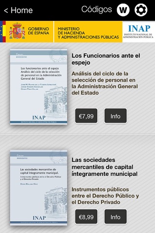 Librería INAP screenshot 2