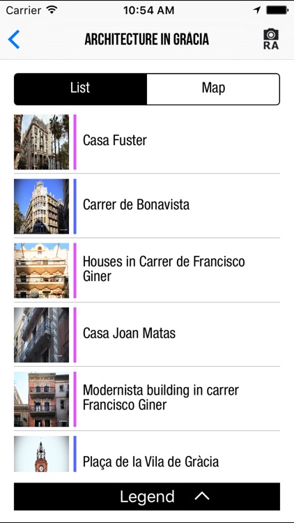 Routes Gràcia - Discover Barcelona by walking through itineraries with offline maps