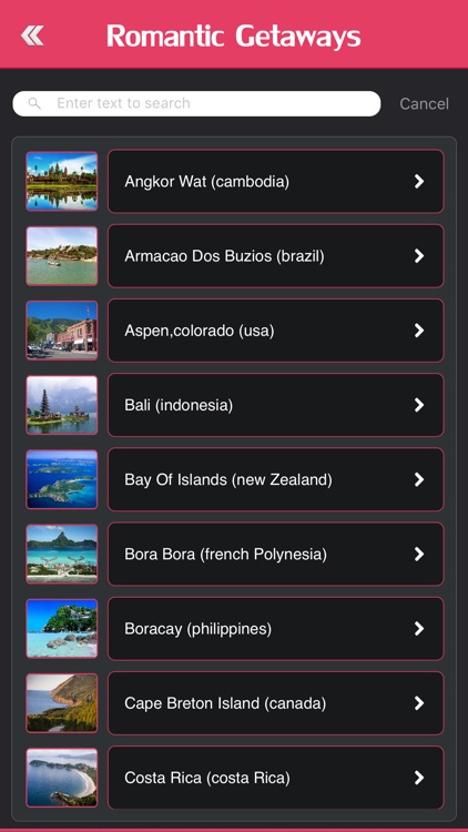 Most Romantic Getaways of The World