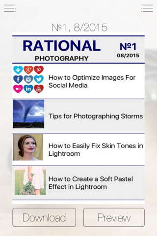 Rational Photography - the magazine about photography, lenses, cameras and post-processing in Lightroom/Photoshop screenshot 2