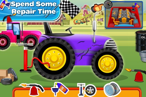 Tractor Simulator Game - Kids Washing screenshot 2