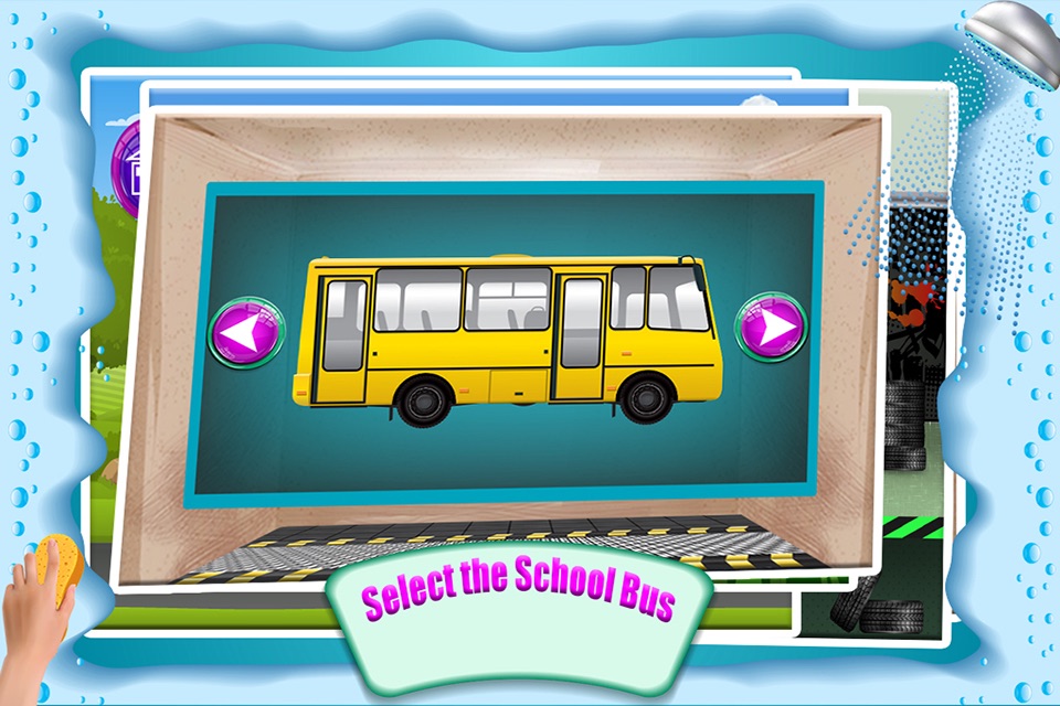 School Bus Wash Salon – Rusty & messy vehicle washing & cleaning game screenshot 2