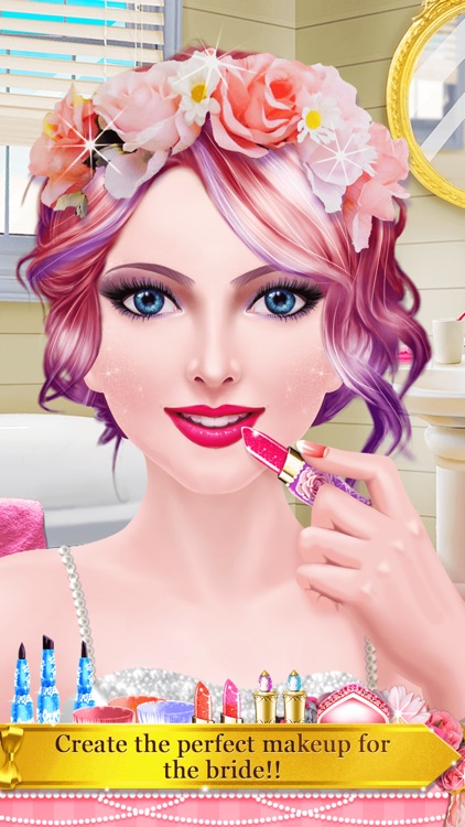 Sweet Wedding Day : Bridal Girls Salon - Spa, Makeup & Dress Up Makeover Game