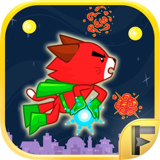 Superhero Cat Paw Battle vs Alien Attack Patrol Game Free iOS App