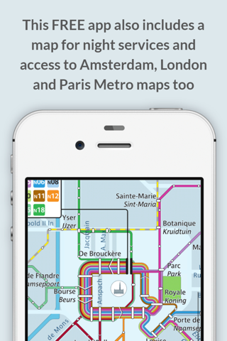 Brussels Metro Map screenshot 4