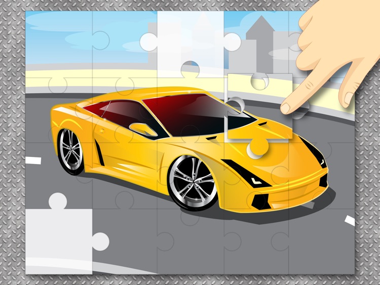 Sports Cars & Monster Trucks Jigsaw Puzzles : free logic game for toddlers, preschool kids and little boys