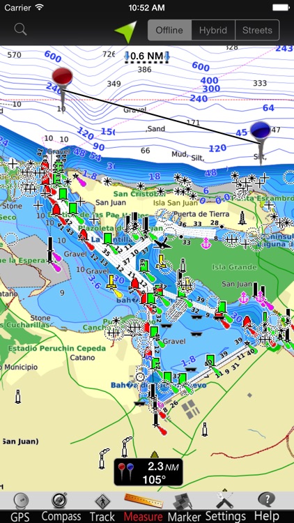 Puerto Rico GPS Nautical charts