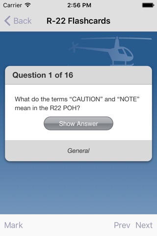 R22 Helicopter Flashcards screenshot 3