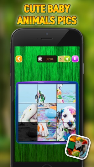 動物滑動拼圖遊戲 – 把拼在一起創建可愛的寵物照片(圖2)-速報App