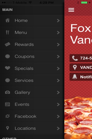 Fox's Pizza - Vandergrift screenshot 2