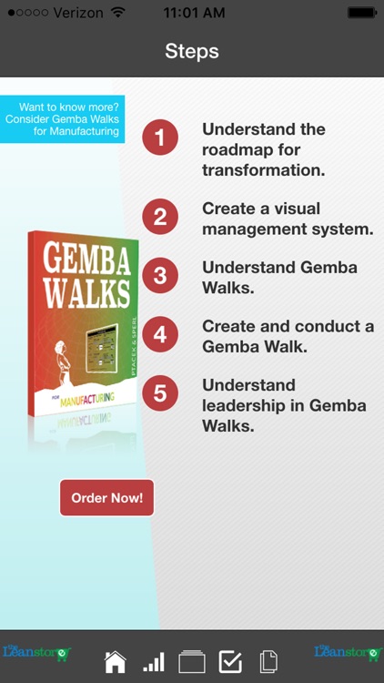 Manufacturing Lean Roadmap and Gemba Walk