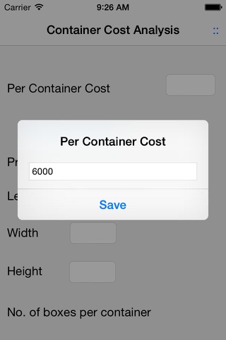 Container Cost Analysis - Softwareness screenshot 2