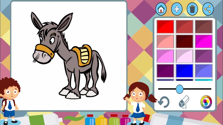 Animals to paint - coloring book to draw