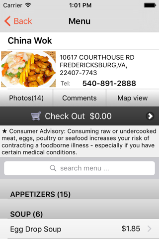 China Wok Sushi Bar screenshot 2