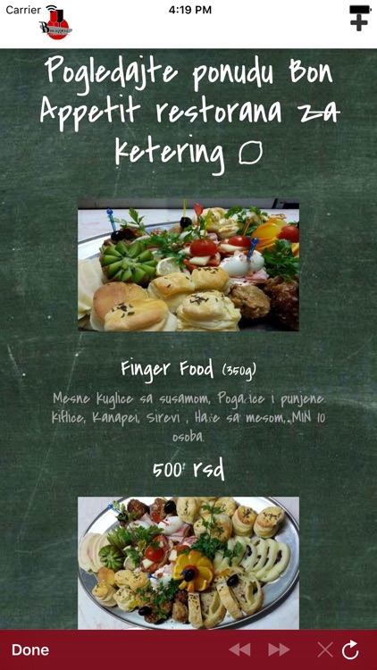 Bon Appetit restaurant