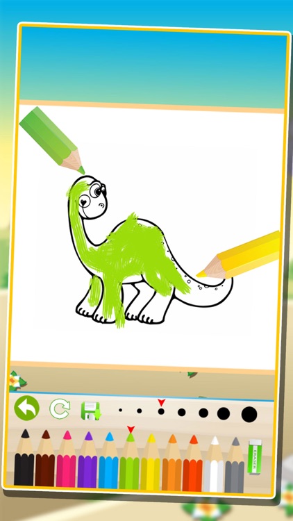 Baby Dinosaur Coloring Book Free Printable Coloring Pages Quiet Game For Kids screenshot-3