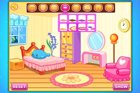 Princess bedroom - kid design screenshot 2