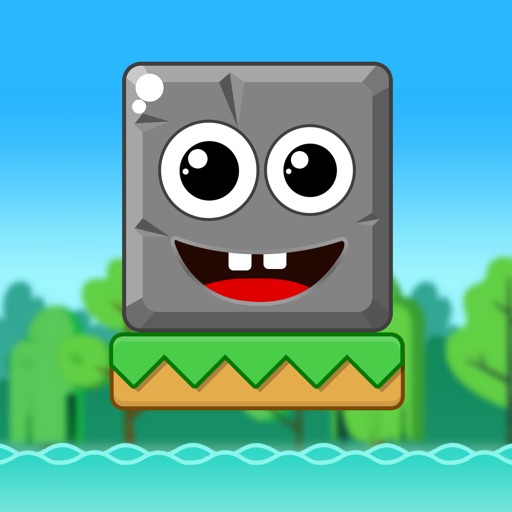 Mr. Geometry Rock Jump - Flappy Jump To The Sky Dash Across The River iOS App
