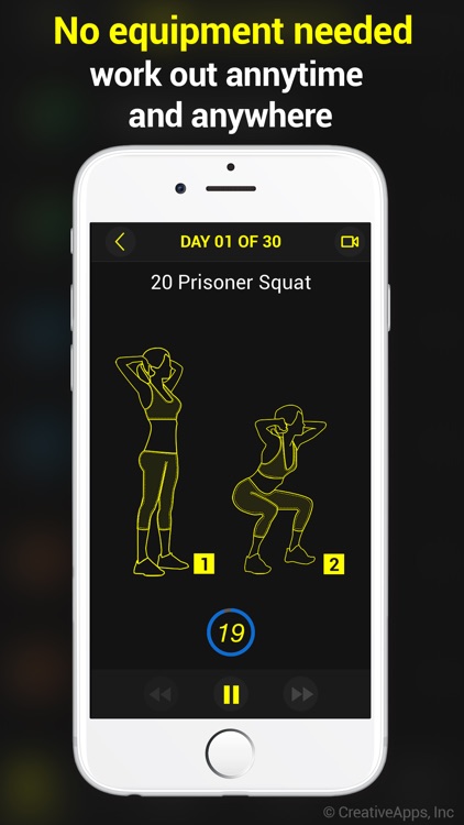 30 Day Squats Trainer screenshot-3