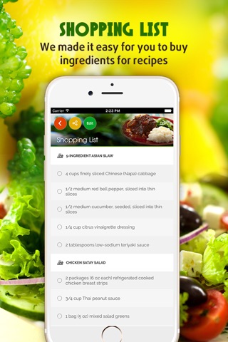 Yummy Salad Recipes Pro screenshot 3