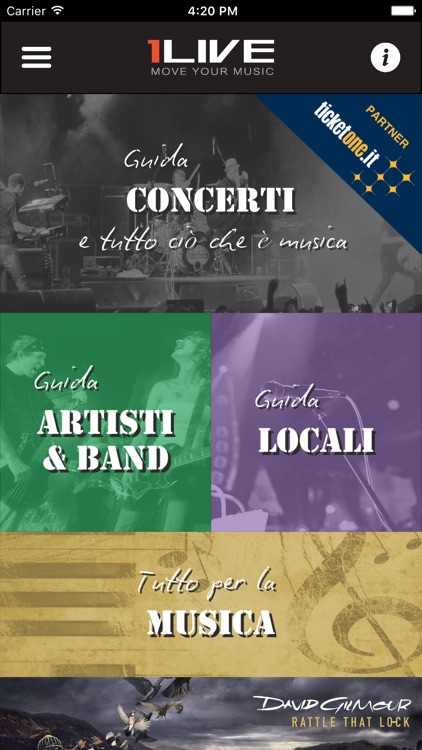 1LIVE - Guida Live Music