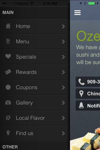 Ozeki Sushi screenshot 2