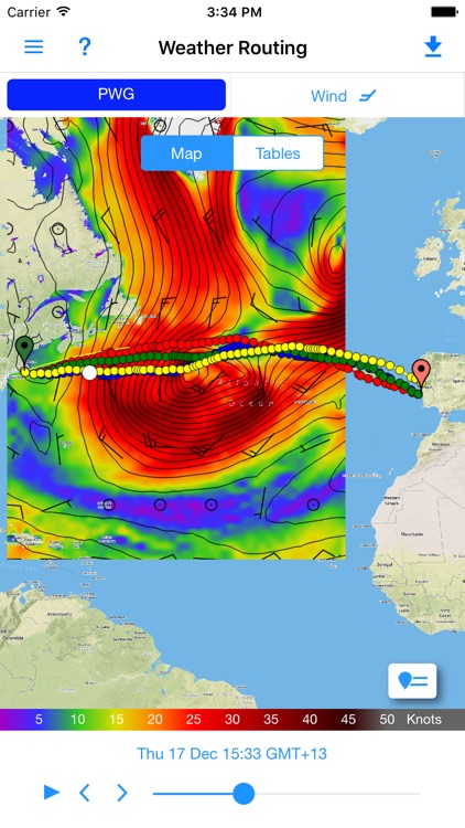 PredictWind Offshore Weather